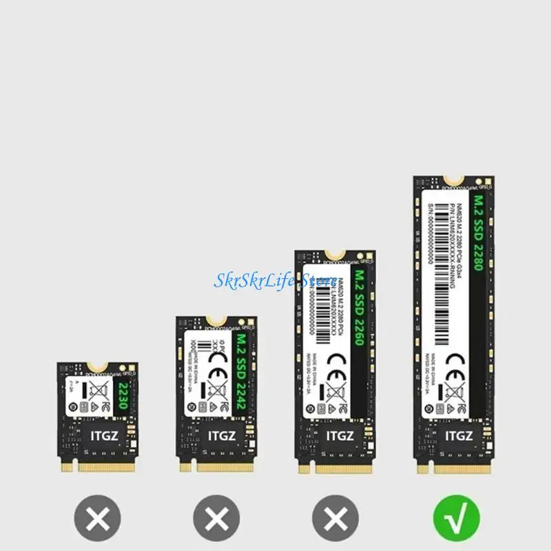 

E65E M.2 NVME SSD Адаптер внешний корпус светодиодный дисплей NGFF для 2230 2242 2260