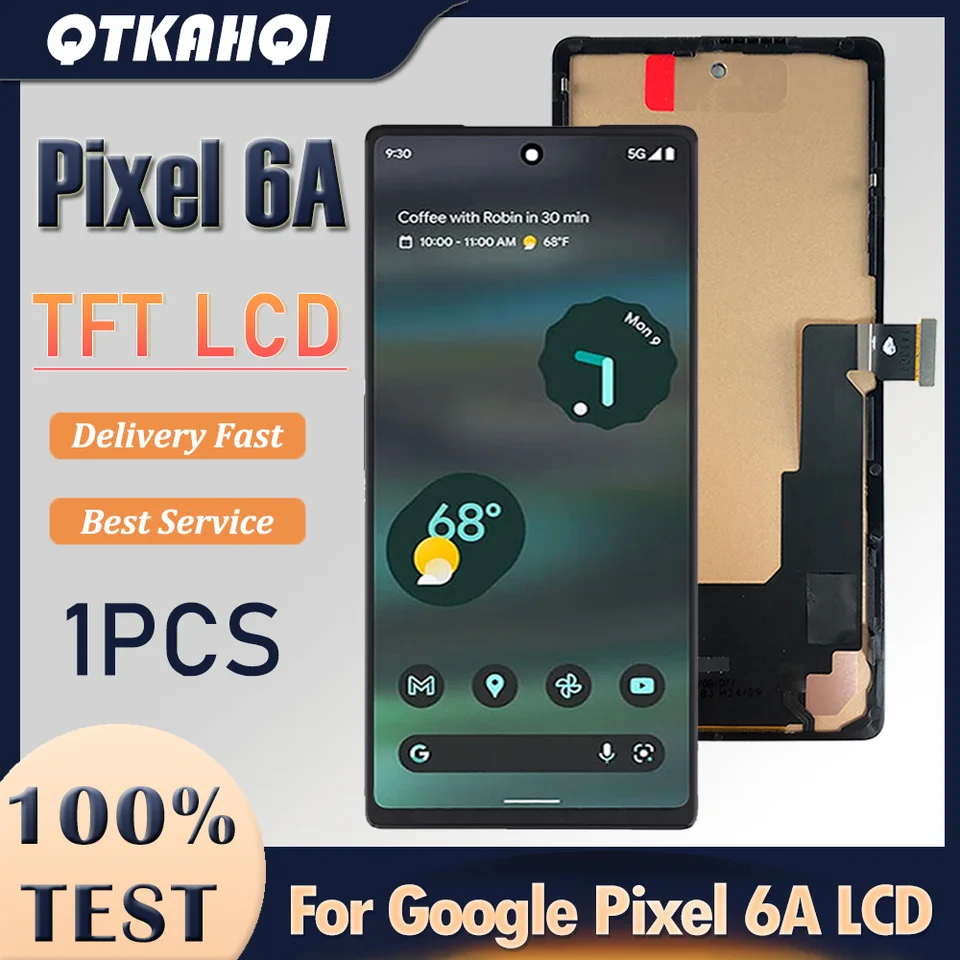 6.1インチ TFT LCD Google Pixel 6A用 LCDディスプレイ タッチ