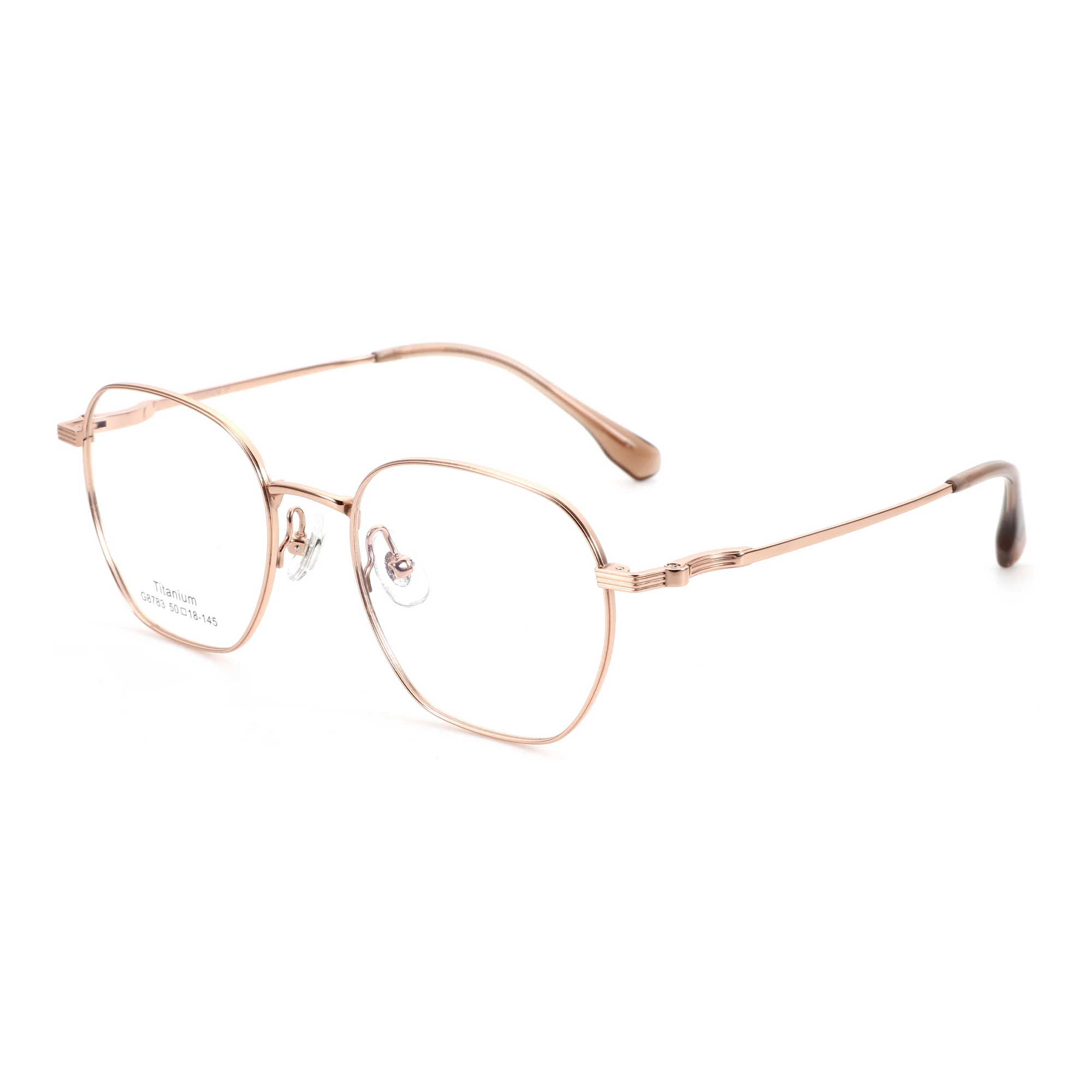 ZENOTTIC (M-Größe) Runde Korrektionsbrille aus reinem Titan, photochrome optische Brille für Damen und Herren 4