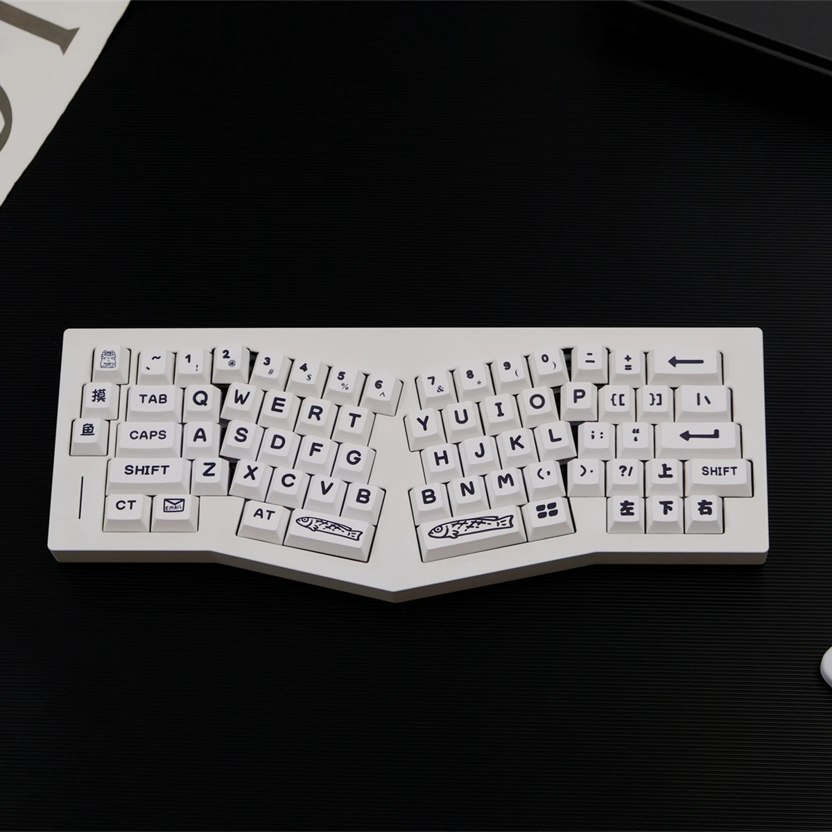 

Рыболовный колпачок для клавиатуры из ПБТ, оригинальная высота, сублимационный, механический колпачок для клавиатуры, стреляющий пьяный олень, дождь 75