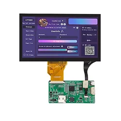 7-inch TFT Capacitive Touch Screen 150MHz SPI Flash Cortex-m4 Slot Serial Free Software Port UART Portable Monitor With Micro SD