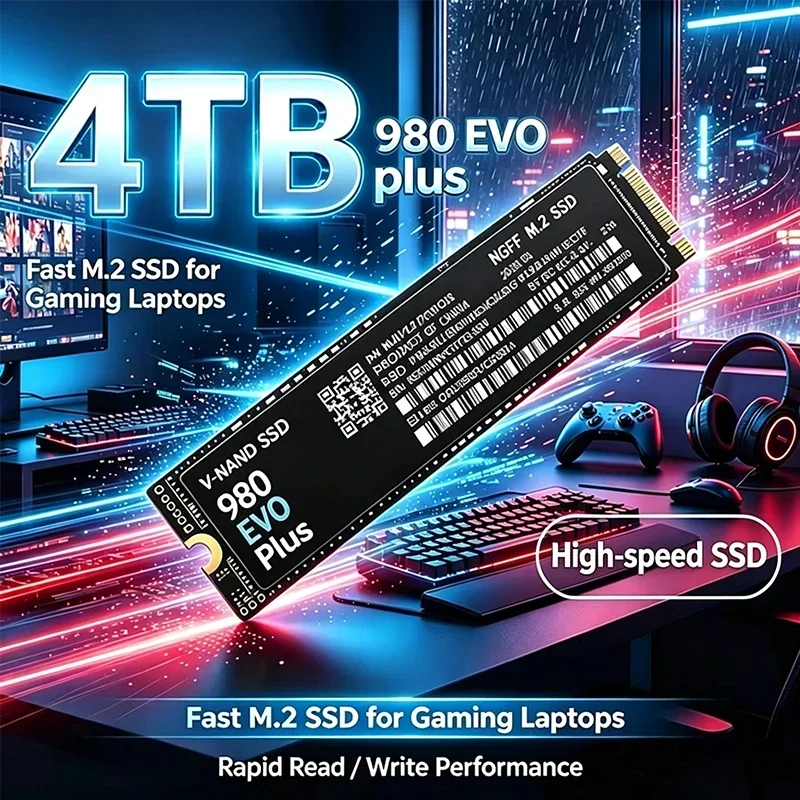 High Speed 980 EVO Plus NGFF SSD 500GB 1TB 2TB 4TB SSD M.2 2280 PCIe3.0 SSD Internal Solid State Drive Disk for Laptop Desktop
