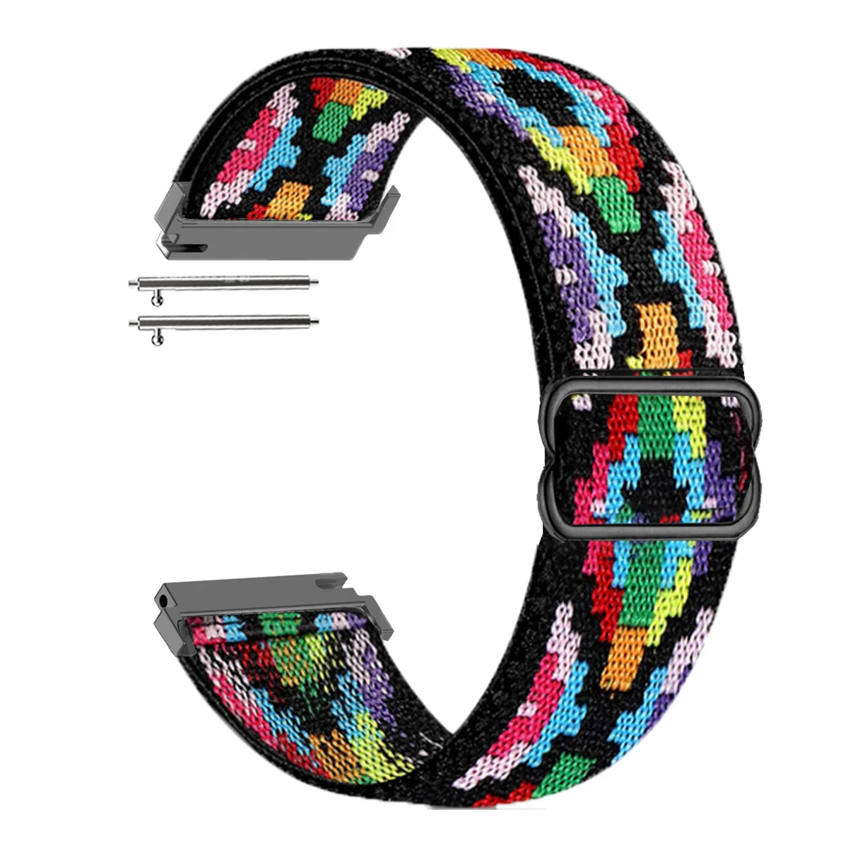 20mm22mm Elastic Loop for Garmin Forerunner 935/945 Band Nylon Strethy Wristband for Garmin Vivoactive 3/3 music/Fenix 5/5 plus