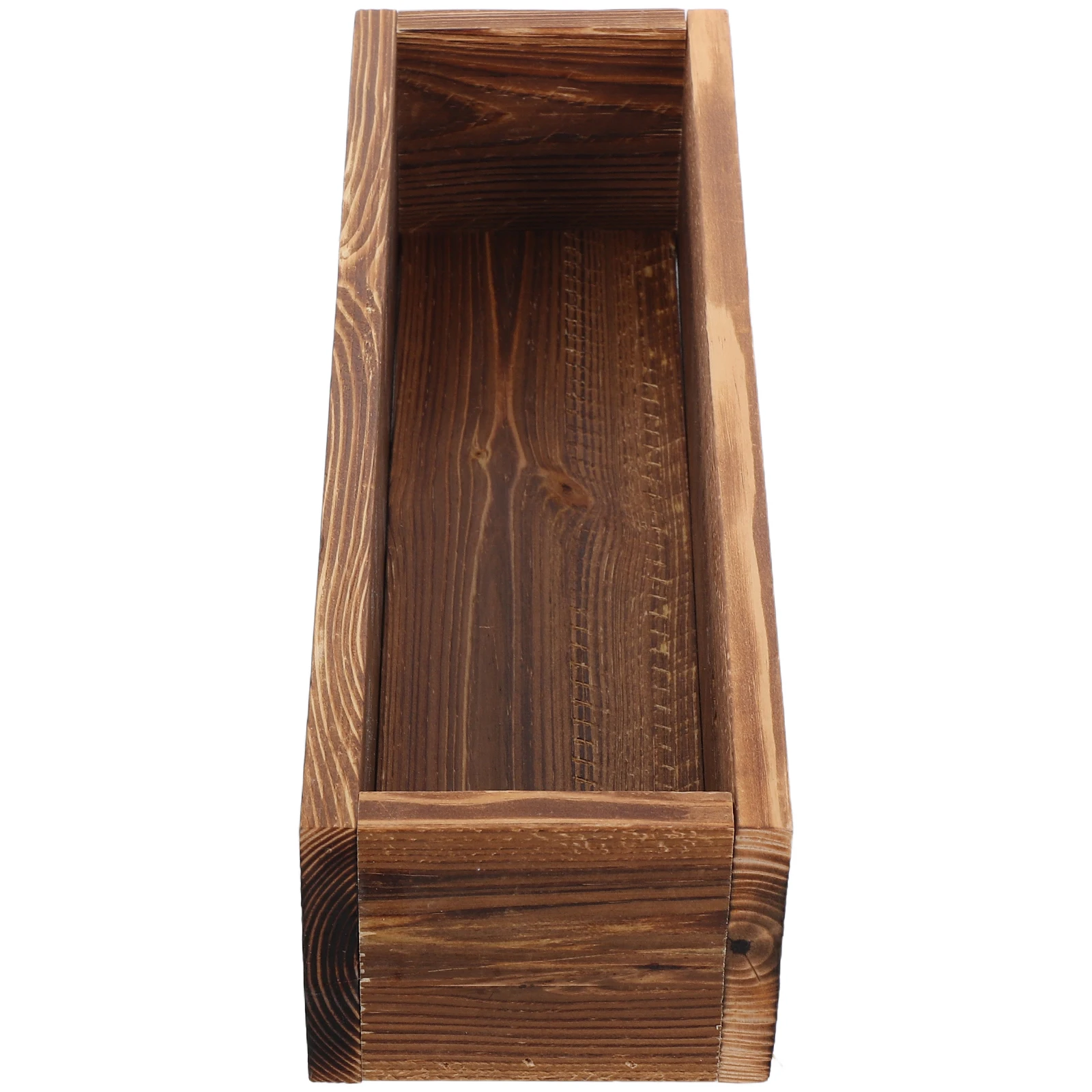 

Pots for Plants Antiseptic Wood Flower Box Flowerpot Succulent Container Wooden Handmade Planter Brown