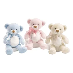 High Quanlity Super Cute bears Animals Plush Toy Stuffed Toys for girls boys Baby Christmas Gift Blue Bear Teddy Bear, 33CM