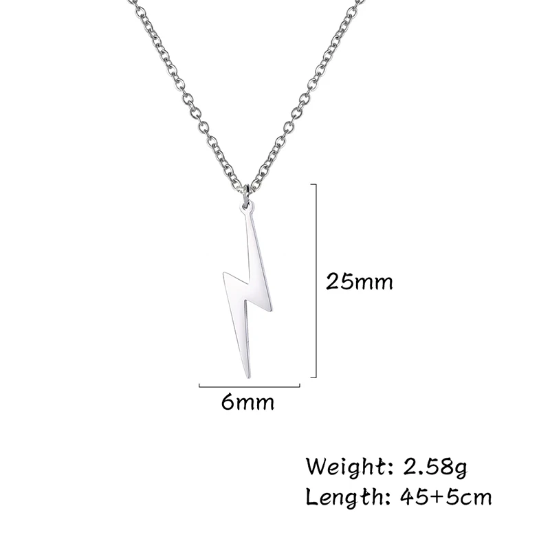 Amaxer-Colliers de la présidence en acier inoxydable pour femmes, pendentif 2,2 de pluie chaude, tour de cou minimaliste, bijoux à breloques, cadeaux