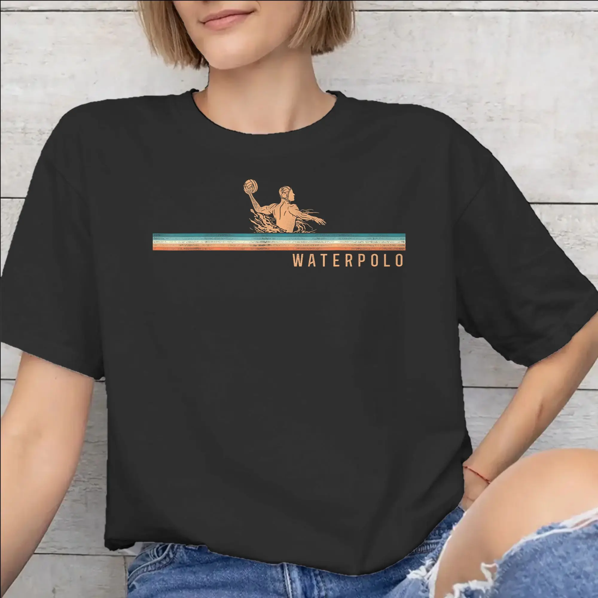 Water Polo Player  Tee Shirt for Men Women Gift Idea T Shirts  Cotton Clothing