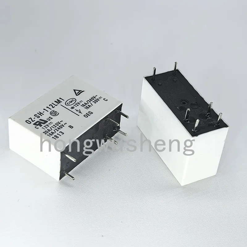 100% NEW  5pins   OZ-SH-112LM1  DC12V  OZ-SS-124LM1  DC24V  relay  16A  6pins