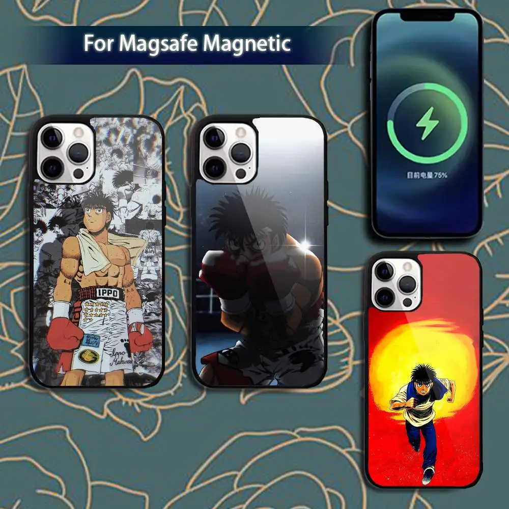 

B-Boxing H-Hajime no Ippo Phone Case For iPhone 16,15,14,13,12,11,Pro,Max,Plus,Mini,Magsafe,Magnetic Wireless Charging Case