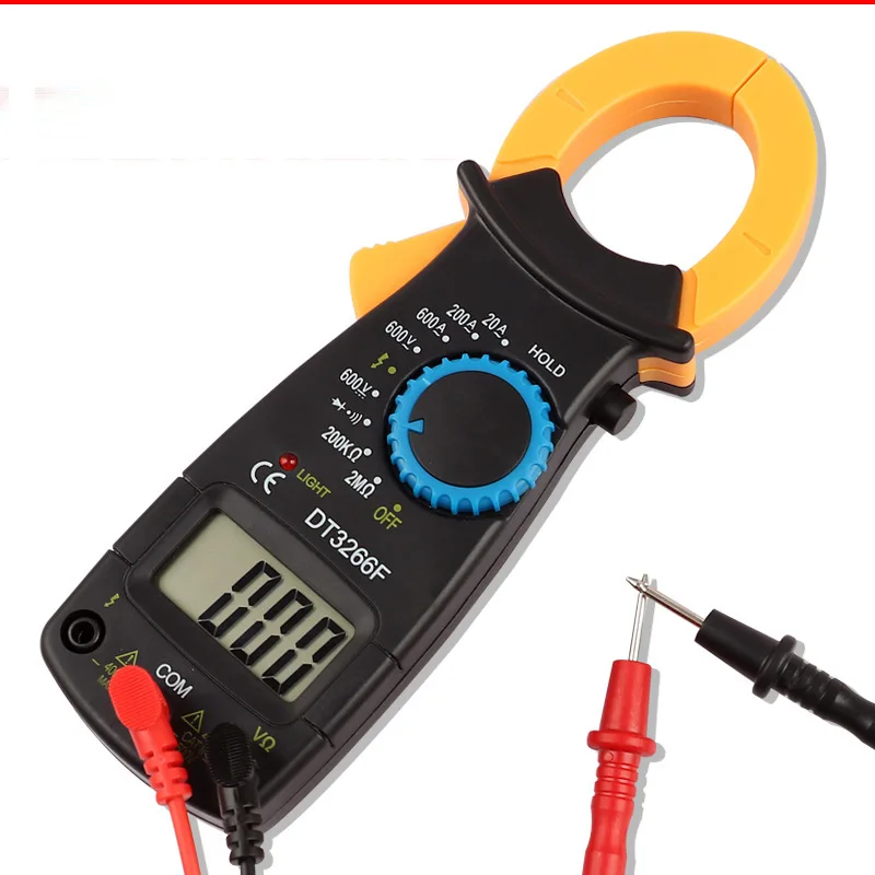 

Мультиметр Многофункциональный с нулевым проводным питанием для суждения сопротивления напряжению постоянного тока Универсальный измеритель, цифровые клещи Амперметр