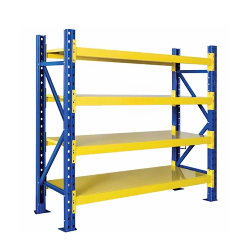 Racking Adjustable Metal  Shelf and Racks Warehouse Storage Medium Duty Metal Rack Shelf