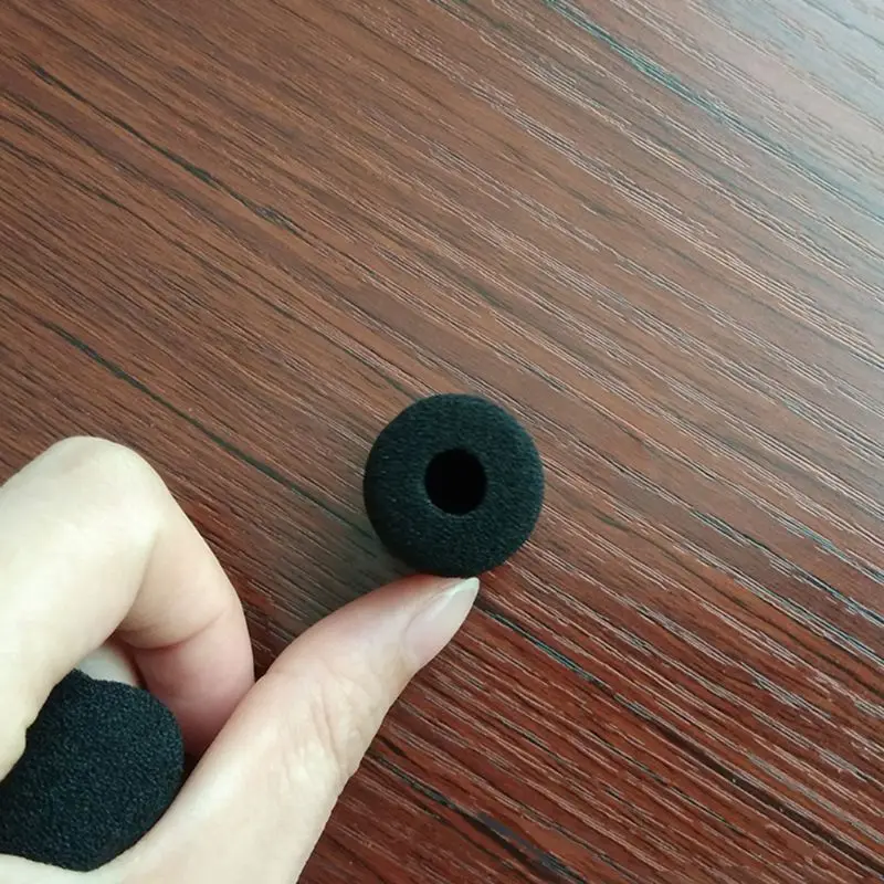 5 peças microfone preto fone ouvido espuma esponja pára-brisa capa microfone