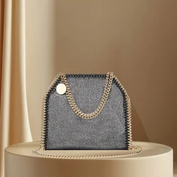 Luxury Designer Women's Chain Crossbody with Quilted Purses and Shoulder Strap Female Ladies Hand Bags