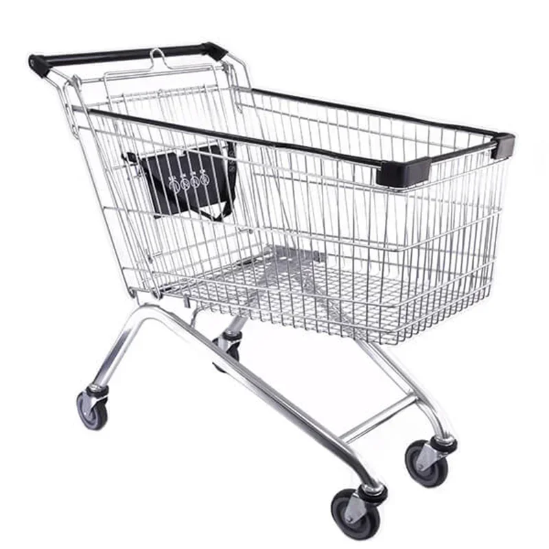 Multifunctionele Standaard Plastic Hoezen Shopping Truck Supermarkt Trolley