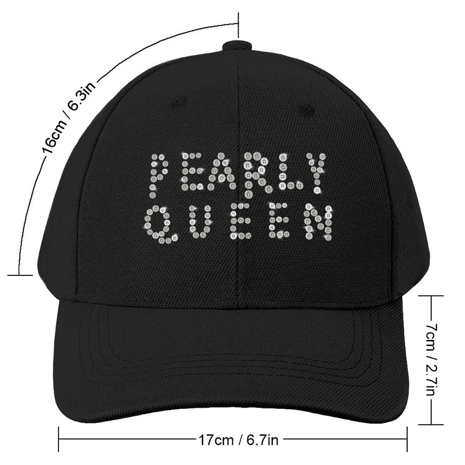 London Londoner Pearly Queen Cockney Button Baseball Cap Streetwear Mountaineering dad hat Golf Wear Men Women's