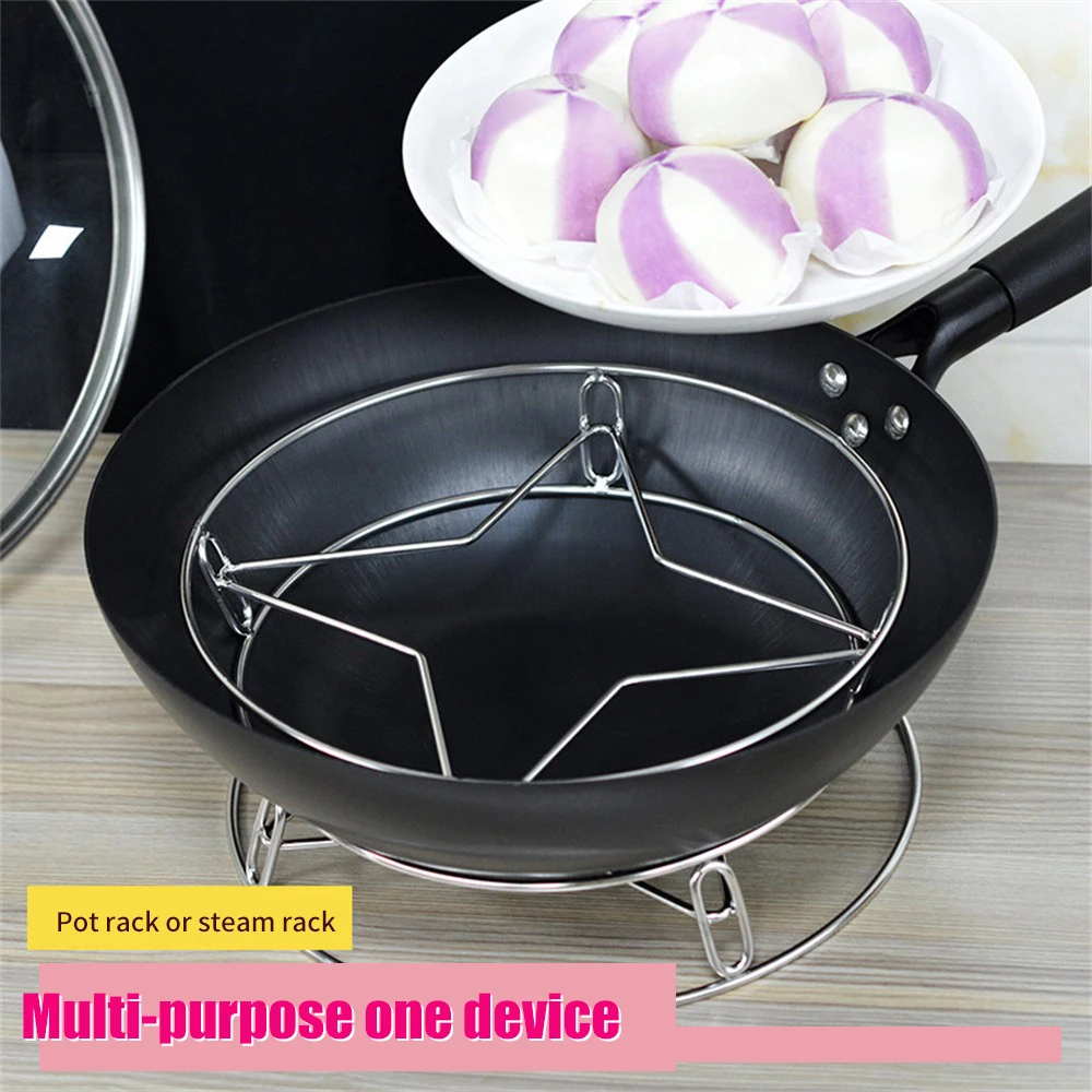 Triangular Pan Frame Anti-collision Orderly Storage Simple Multi-purpose Kitchen Accessories Stainless Steel Pot Rack Waterproof