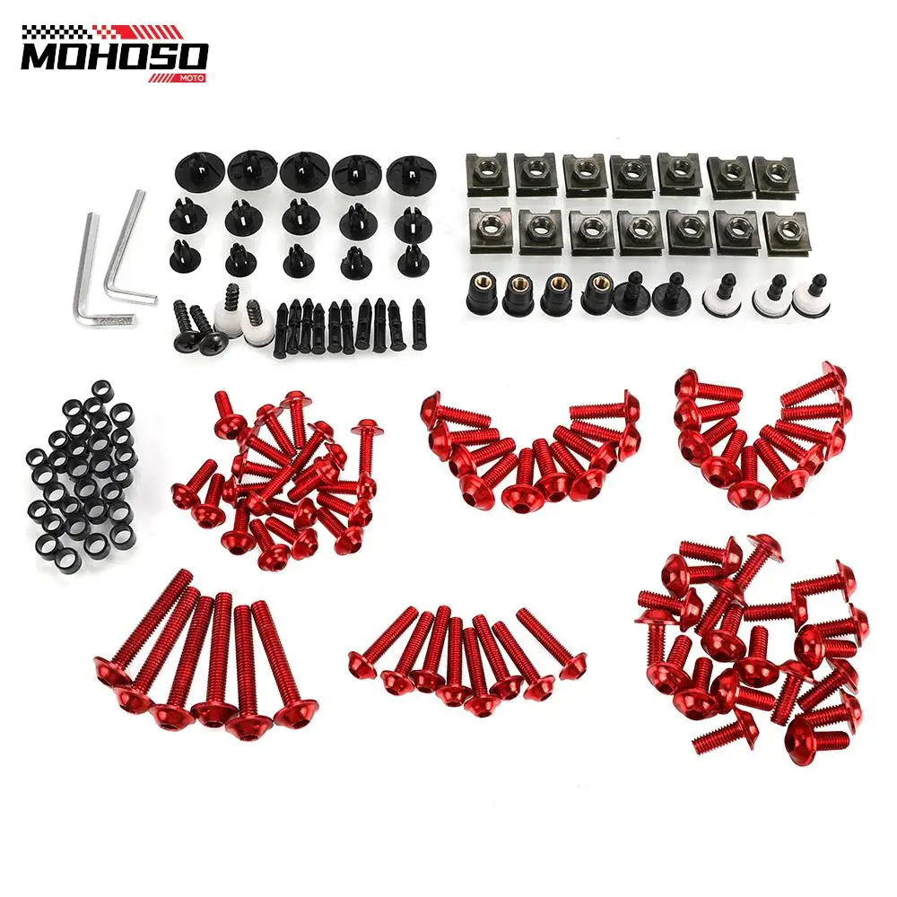 

Universal For Honda CBR1000F CBR1100XX NC700X NC750x RC51 VTR1000F CB77 Motorcycle Fairing Body Bolts Spire Screw Spring Nuts