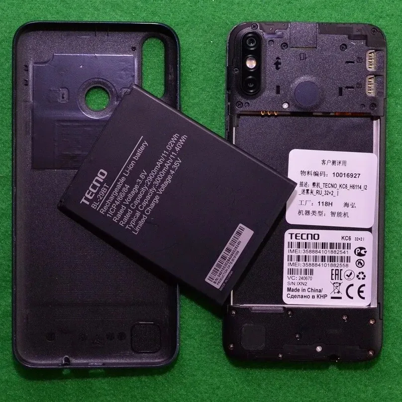 مصدر الطاقة المثالي لجهازك: بطارية BL-29BT بسعة 3000 مللي أمبير/ساعة لـ TECNO Spark Go/4 Air KC1 KC1J /KC6