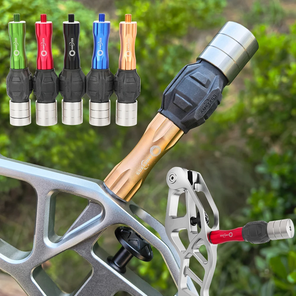 

Ручка лука, гаситель вибрации, резьба 5/16 дюйма, стабилизатор лука для стрельбы из лука, противовес, резиновая амортизирующая охотничья стрельба, практика