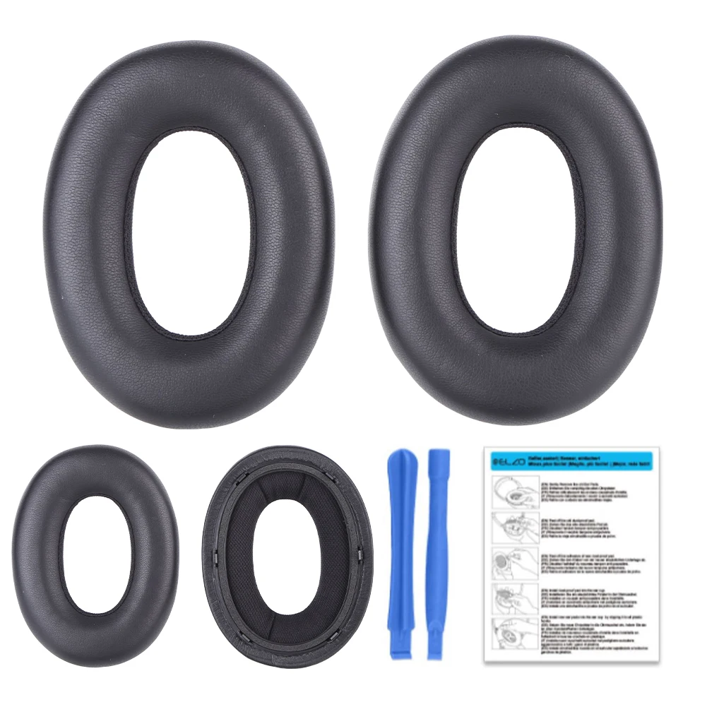 1 пара сменных амбушюр из протеиновой кожи/ледяного шелка/овчины для наушников Bowers и Wilkins Px7 Over Ear BT