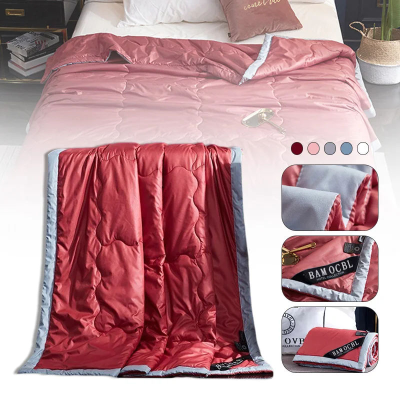 Ice Summer Cool Quilt Baby Newborn Recliner Divan Bedspread Travel Plaid Comforter Bed Blankets Children Twin Queen Bedding