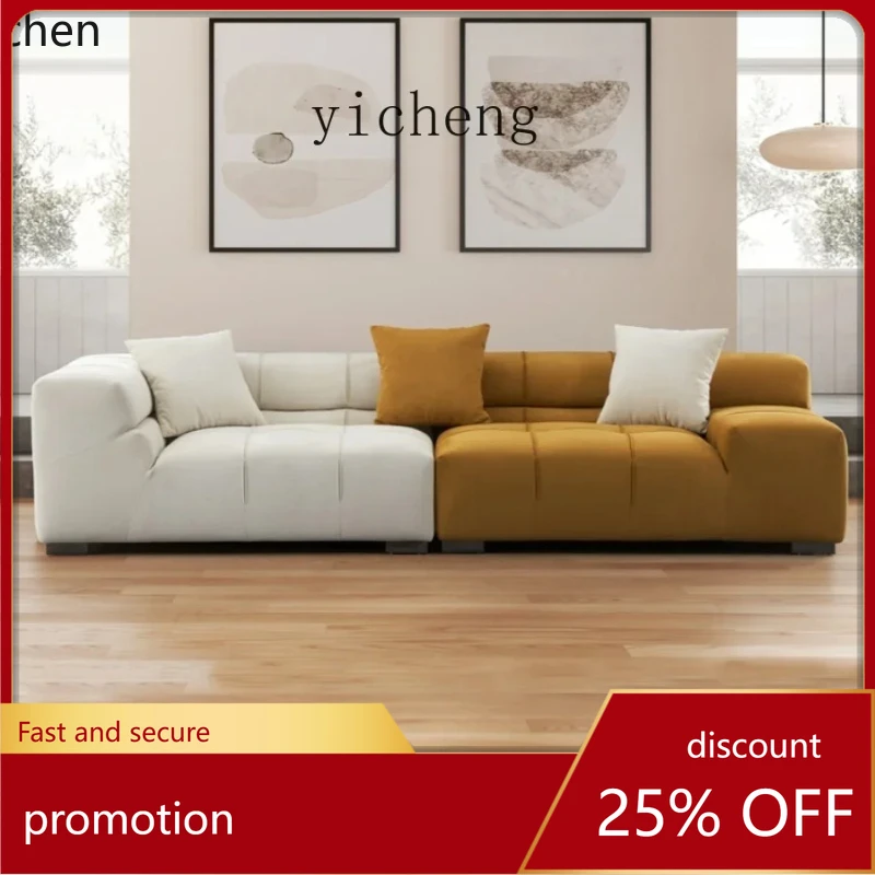 

HXL Тканевый диван соответствующего цвета, минималистичный диван, легкий роскошный модуль, прямой угловой комбинированный диван для трех человек, гостиная