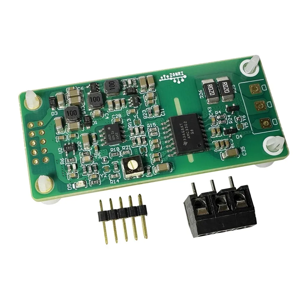 AMC3301 AMC3302 Current Isolation Module Development Board Supporting 0-5V / 0-3.3V Single-Ended / Differential Output