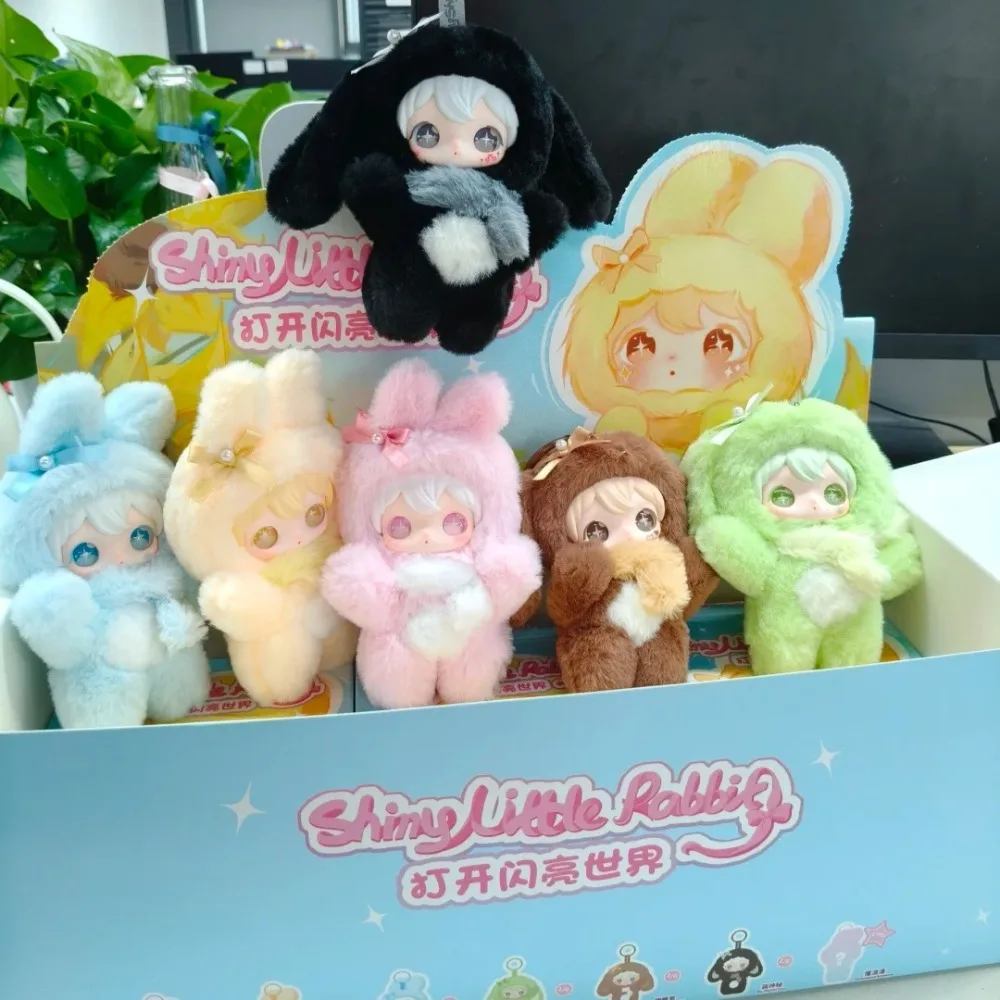 

Новая виниловая плюшевая слепая коробка ShyShy Shiny Little Rabbit, милая аниме-кукла, загадочная коробка, сумка, подвеска, брелок-сюрприз, подарки, игрушки