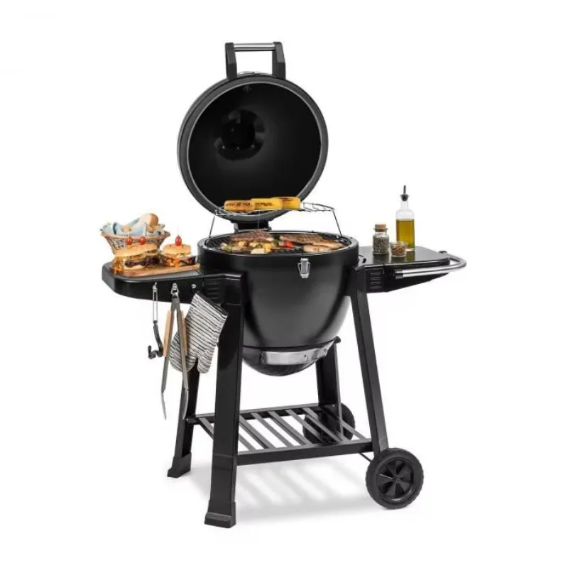 High Quality Best Char-griller Primo Original Steel Egg Kamado Garden Supplies Bbq Charcoal Grills With Trolley Table