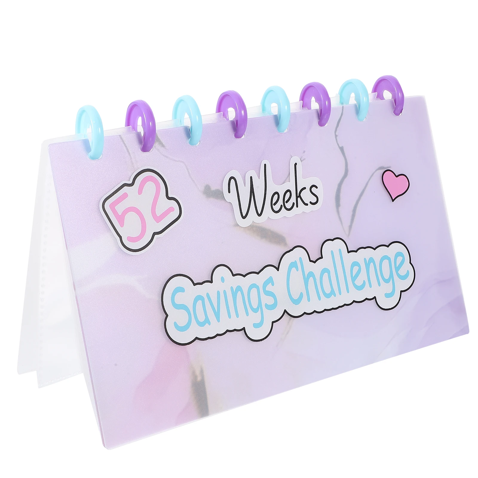 

Savings Challenge Binder Money Organizer for Cash Envelopes Budgeting Planners Loose Leaf