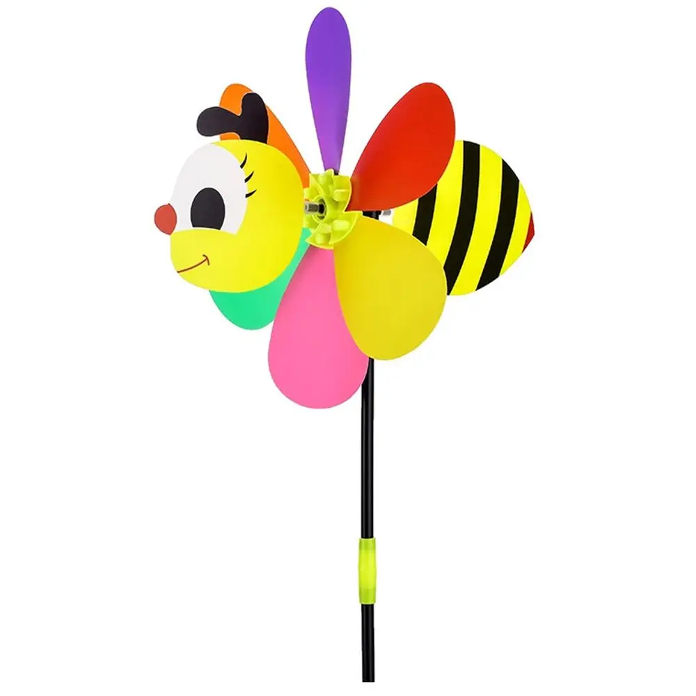 

Colorful Plastic Outdoor Decoration Animal Butterfly Stereoscopic Home Garden Yard Pinwheel Windmill Kids Toys