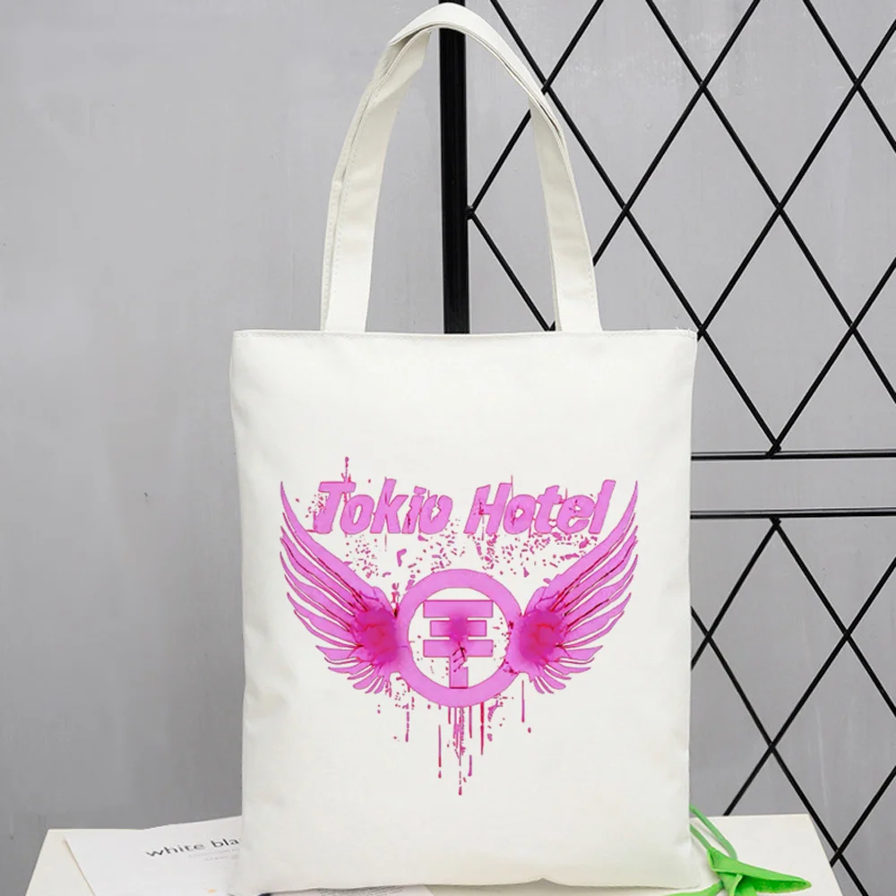Tokio Hotel tote bag y2k einkaufstasche totebag shopping woman