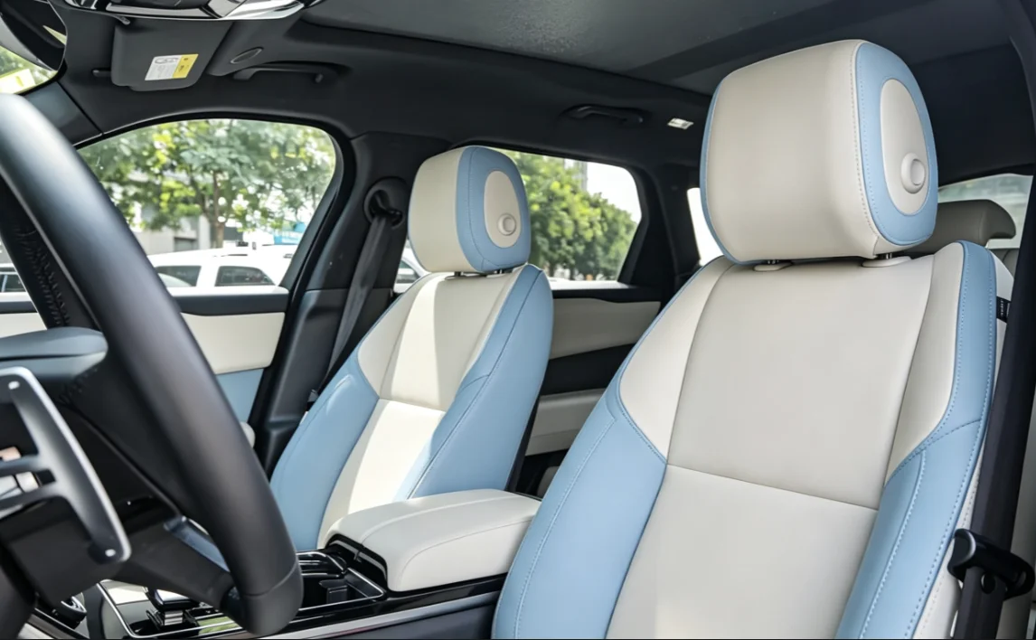 Für Range Rover Velar 2017~2020 Maßgefertigte Autositzbezüge Luxuriöses Nappaleder 100% Passgenau Innenraumzubehör 360 ° Vollständige Abdeckung – Detail 6