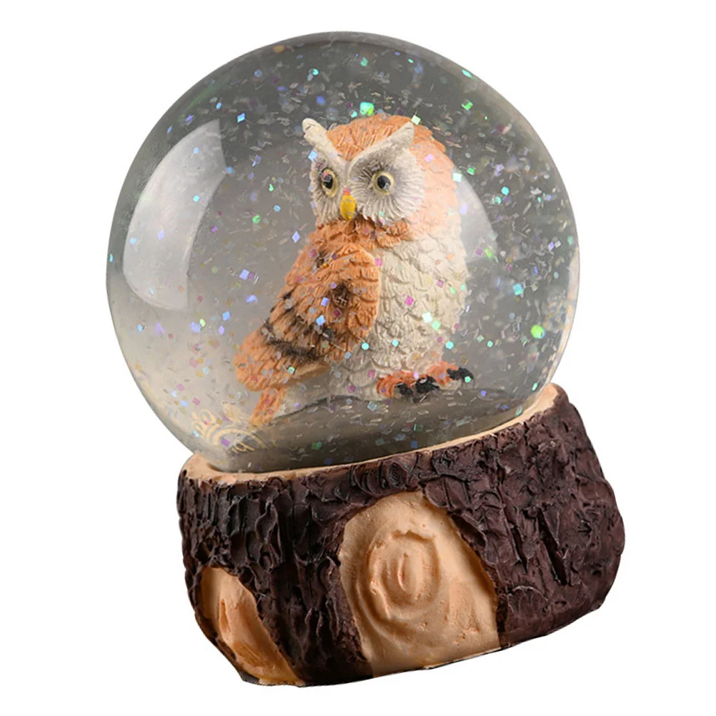 

Crystal Ball Delicate Home Decoration Owl Tray Adornment Exquisite Ornament Household