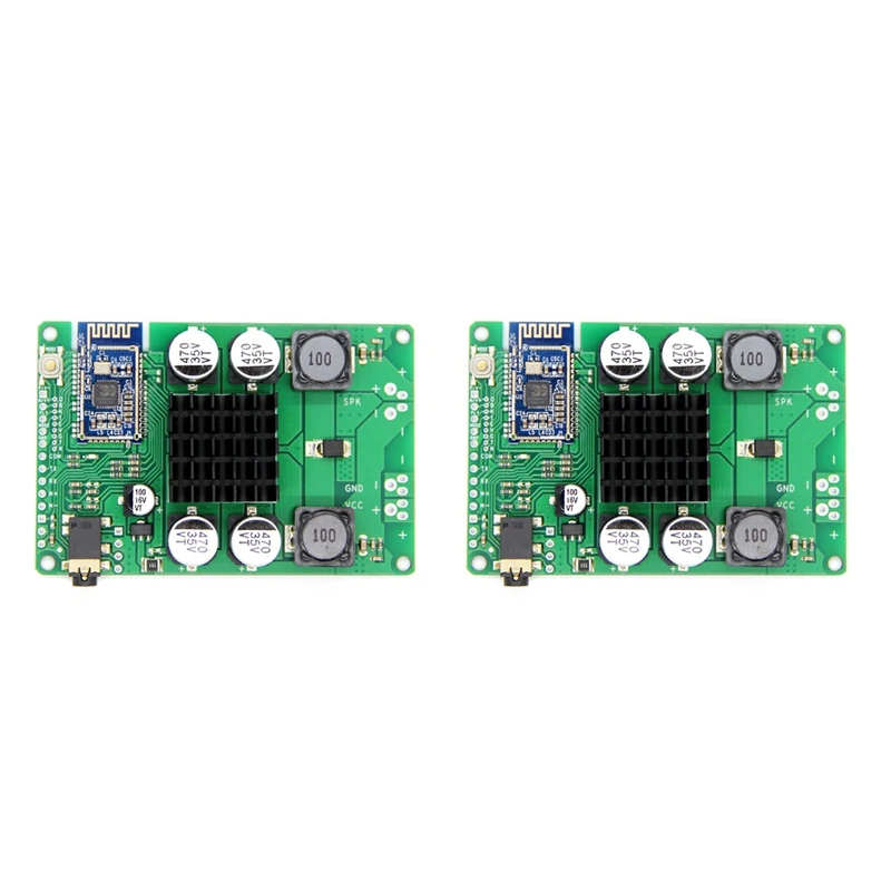 

2X Bluetooth 5.0 Amplifier Board TWS AUX 80/100W Serial Port To Change Name Mono Stereo Module Stereo Amplificador