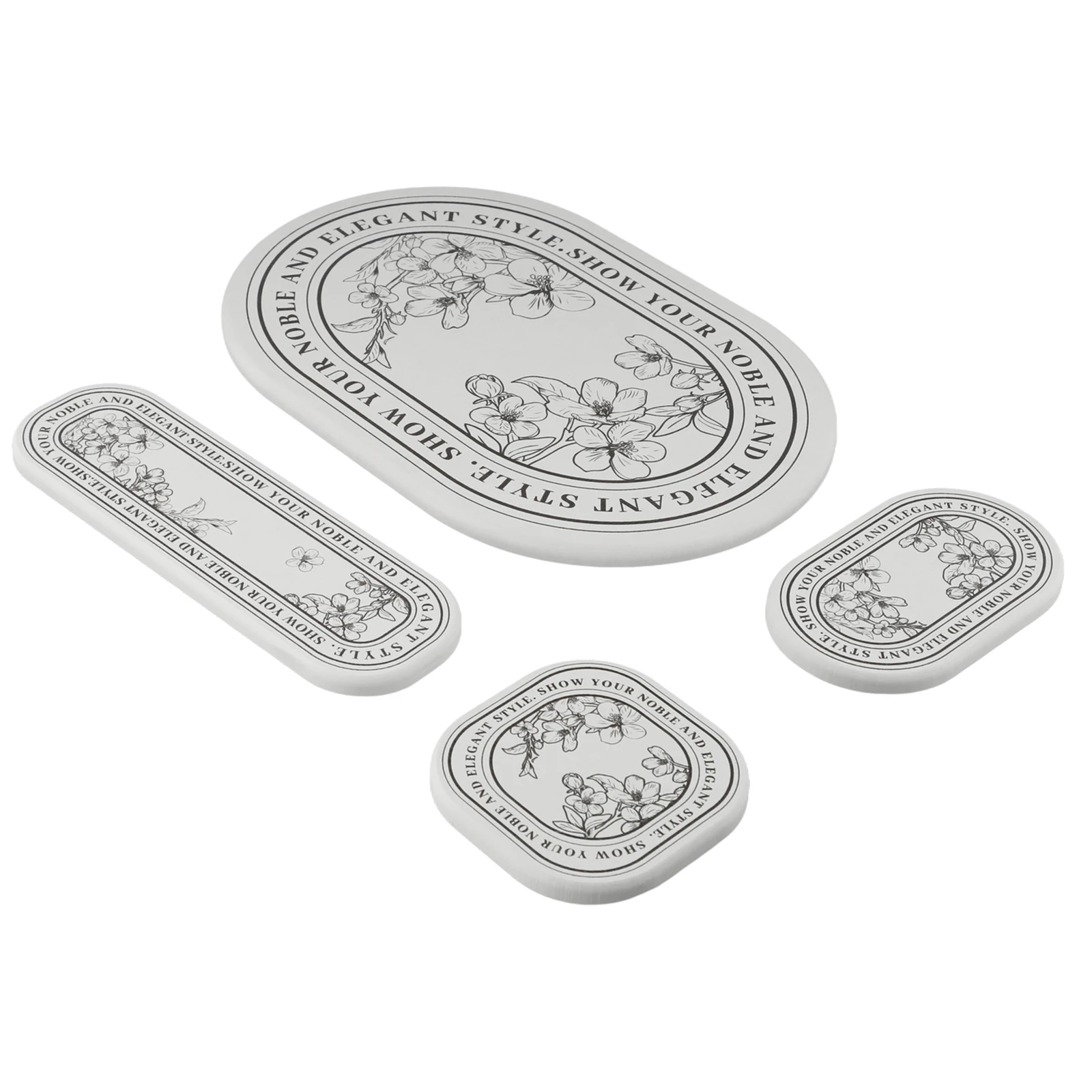 Functional Diatomaceous Earth Coaster Set Perfect for Kitchen Counters and Bathroom Surfaces with Efficient Water Absorption