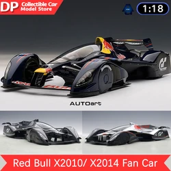 AUTOart Sebastian Vettel Red Bull X2010/ X2014 Fan Car Diecast Car Model Scale 1:18 Collectible Model Holiday Gifts