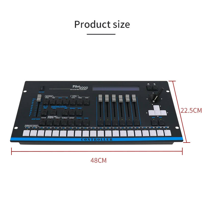 512 Channels Controller  Pilot 2000 DMX Console Stage Effect Lighting Equipment For LED Par Moving Head Light Beam