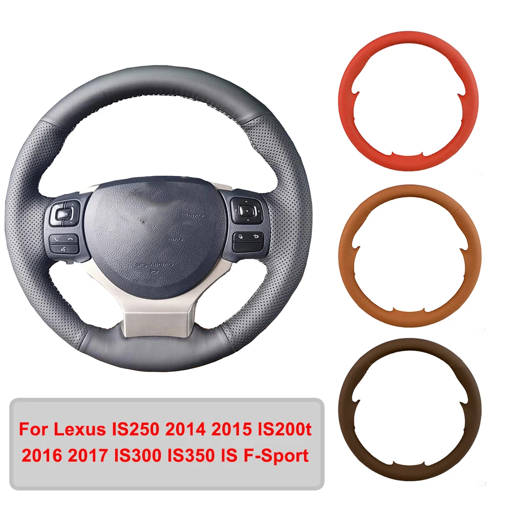 Car Steering Wheel Cover For Lexus IS250 2014 2015 IS200t 2016 2017 IS300 IS350 IS F-Sport Steering Wheel Protection Cover