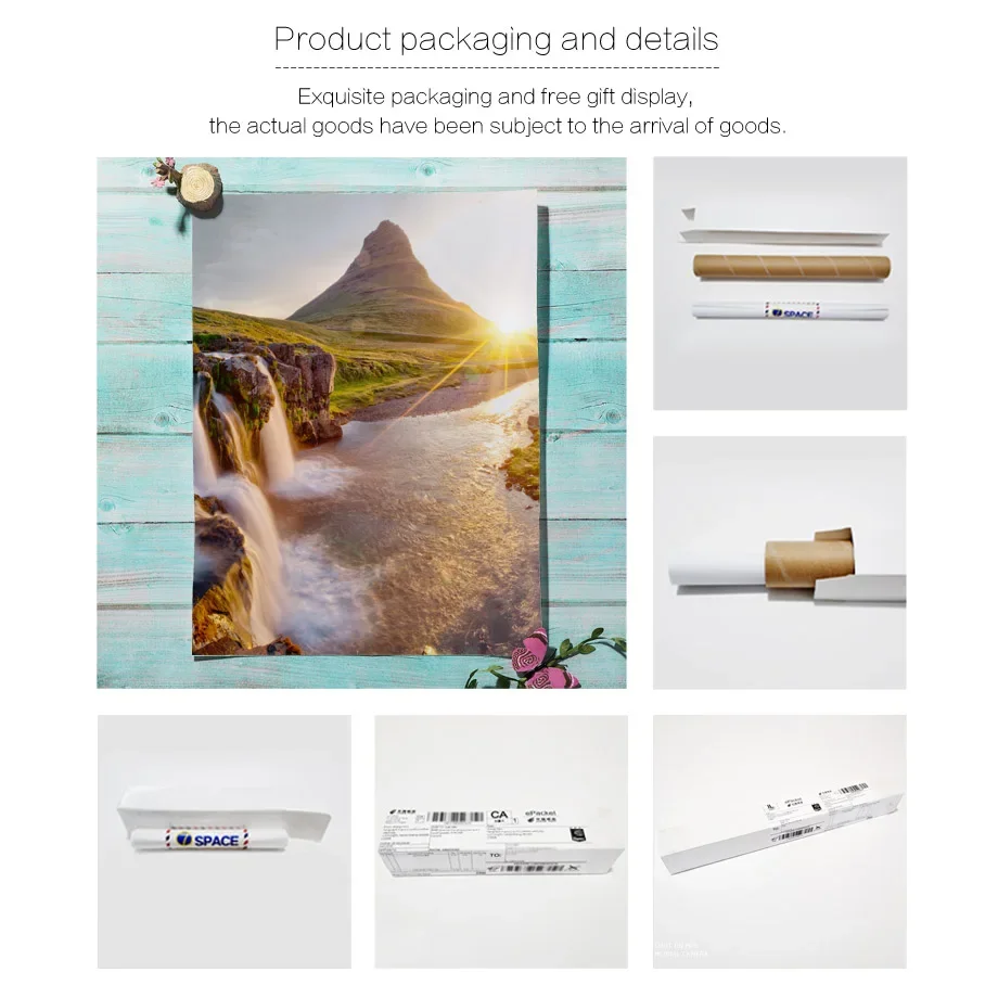 Beach Reunion Island Sunset Landscape Wall Art Canvas Painting Natural Poster And Prints Wall Picture For Living Room Home Decor