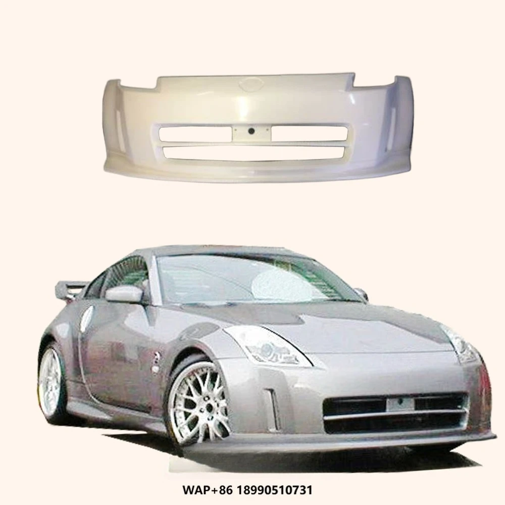 

Car Parts Bpdy Kit Front Bumper Guard for Nissan 2003-08 Z33 350Z NIS Version 1 Fiberglass FRP Unpaint Front Bumper