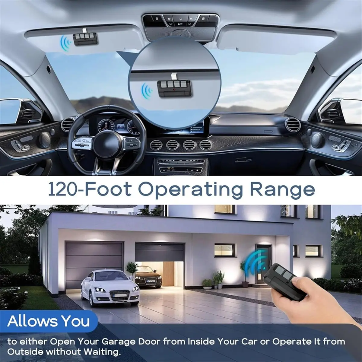 Promotional-4Pcs 894LT 4-Button Garage Door Opener Remote for , Security+ 2.0, Replaces 811LM.