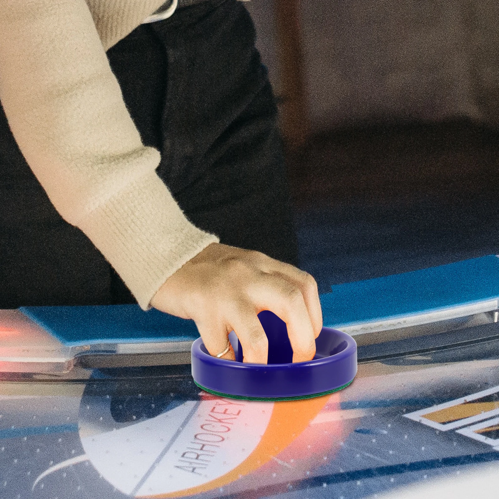 1 مجموعة هوكي الهواء كرات الصولجان استبدال البلاستيك دافعات لعبة طاولة صغيرة متعة الأسرة هوكي أجزاء لوازم الجدول دافعات كرات الصولجان