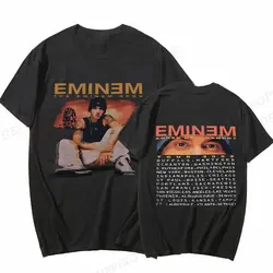 Rapper Eminem Printed Cotton T-Shirts Men Women Fashion Casual Short Sleeve T Shirt Hip Hop Harajuku Unisex Tees Tops Clothing