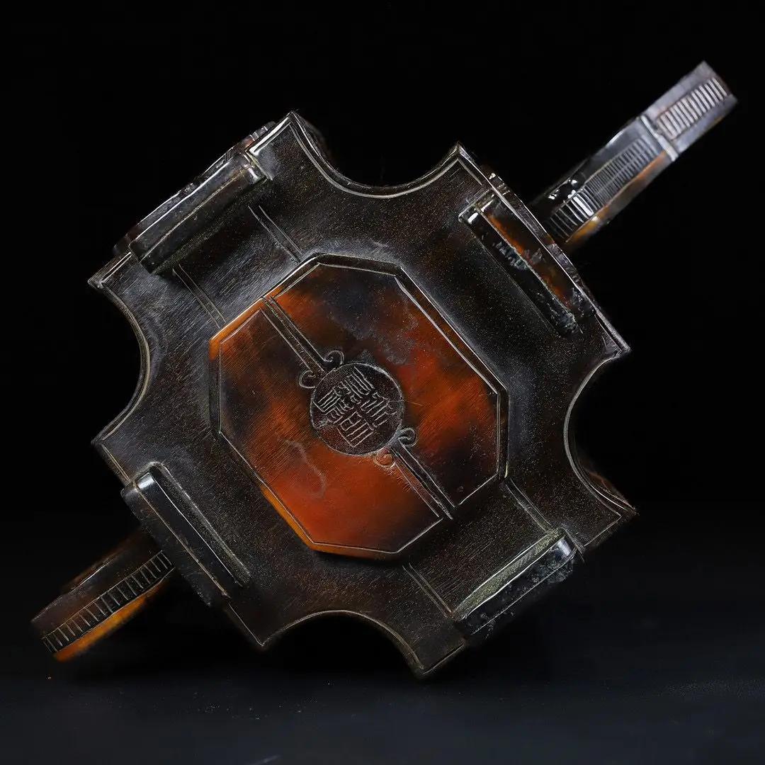 Horn octagonal wine jug ornament home collection decoration gift