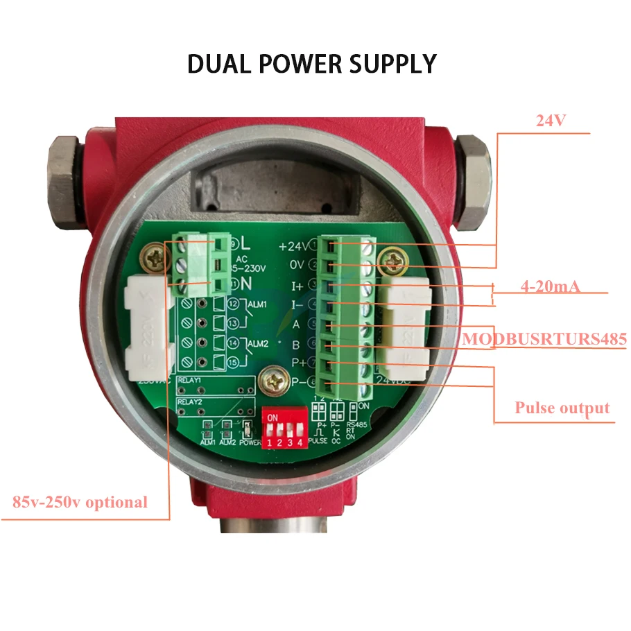 Wide Flow Range Digital 4-20MA RS485 Plug-in Thermal Gas Mass Flow Meter Air Flow Meter Sensor