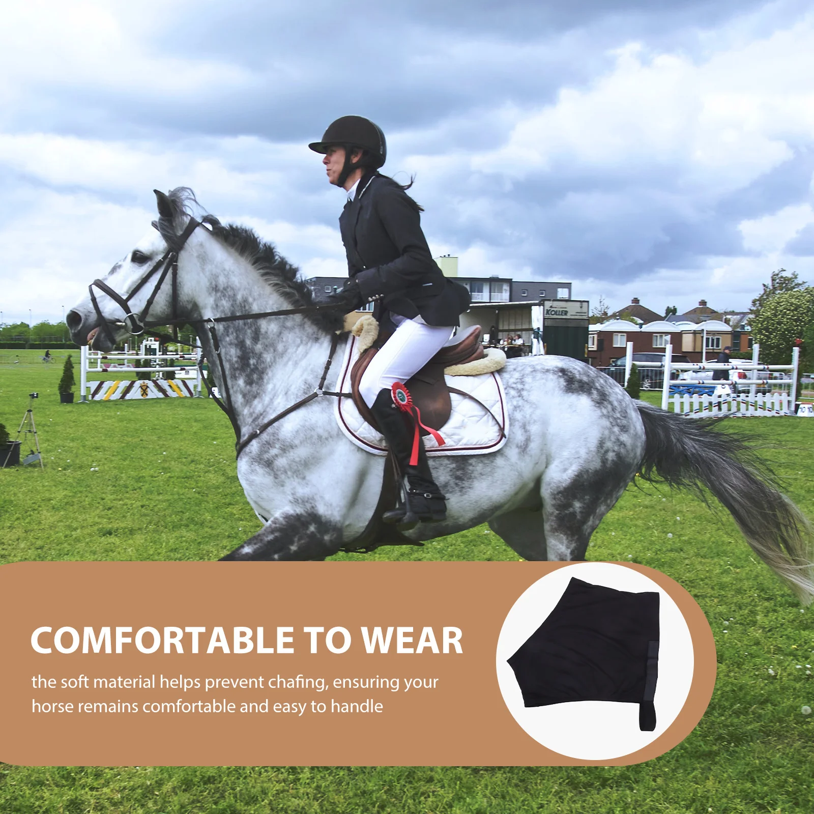 

High Elastic Spandex Horse Vest Anti-Rub Shoulder Guard with Chest and Neck Coverage for Comfortable Daily Use and Training