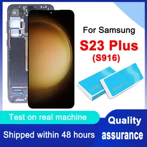 Bilashmart 6.6'' Dynamic AMOLED Samsung S23+ S23 Plus SM S916B SM S916U SM S916W LCD Display Touch Screen Digitizer Assembly