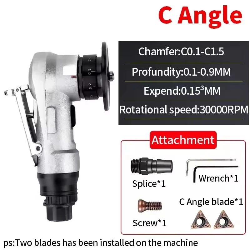 الأثاث المعدني النجارة حافة التشذيب وإزالة الأزيز R الزاوية C الزاوية 45 قوس آلة الشطب الهوائية الصغيرة المحمولة #4