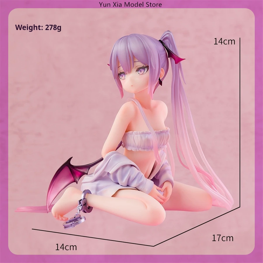 

14cm Pink Eve Kneeling Position New Cartoon Girl Figure Model Statue Boys Collection Desktop Decoration Ornament Toys Gifts